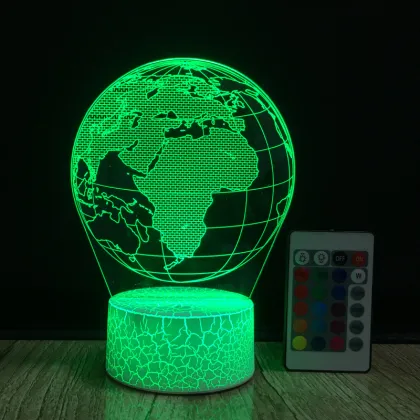 Cool Global Night Light 3D LED Earth Globe Map Lamp