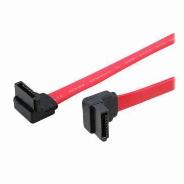SATA Cables with PVC Housing, Available in Red, 15N Withdrawal Force