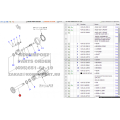 Bahagian pemuat Komatsu Bahagian 419-22-22710 WA320-3 Poros