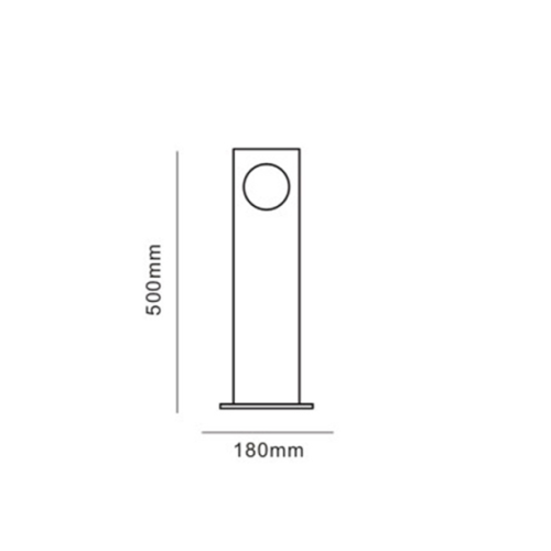 Waterproof Lawn Lamp 10W Led Bollard Light