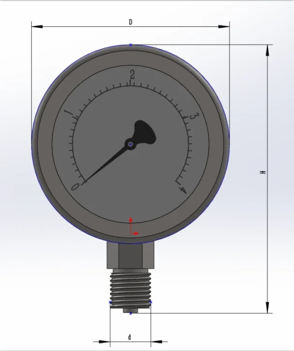 Thread Pressure Gauge