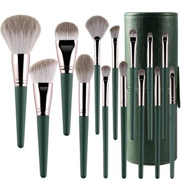 Mass-Customizable Cheap Classic Women's Soft Synthetic Hair Pink Makeup Brush Set
