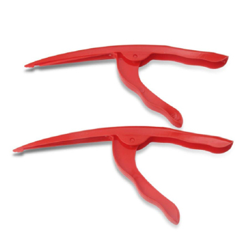 Professional Shrimp Peeler Knife - Convenient Seafood Shell Remover Tool (Red)