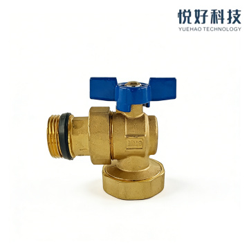 Valvola del gas in ottone da 90 gradi con controllo a galleggiante