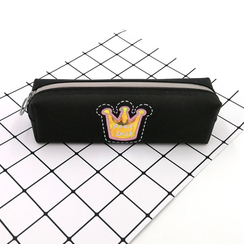 Custom Pencil Case Custom colorful square shape plastic pencil case Factory