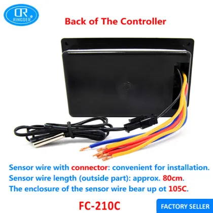 RINGDER FC-210C Foot Massage Barrel: Digital Temperature Control Foot Spa Basin