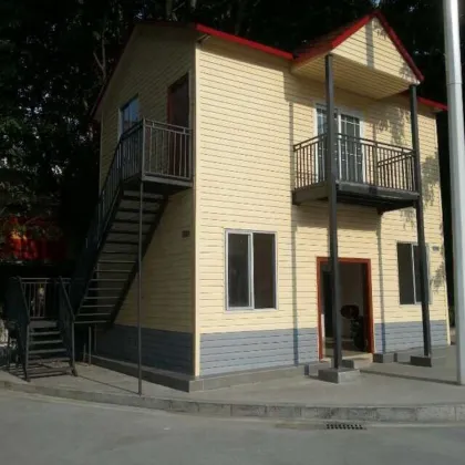 Prefabricated Duplex House Prefab Bungalow Modular Homes Garden Cottage