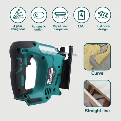 21V 65mm Jig Saw Electric Saw 4 Speed Jigsaw Electric Saws Cutter For Woodworking Scroll Saws Power Tool For Makita 18V Battery