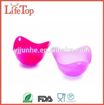 Heat Resistant Silicone Egg Poaching Cup Egg Cooker