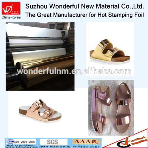 Hot stamping foil for pu leather