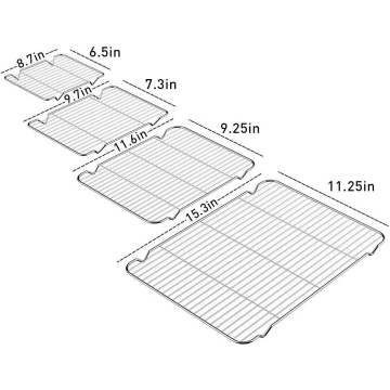 3-Tier Oven-safe Baking Rack Biscuit Baking Cooling Rack