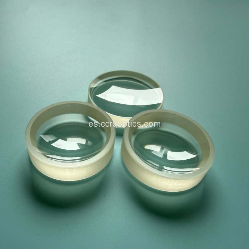 Lentes planocóncavas de sílice fundida UV