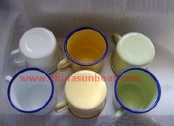 Customized color enamel mug
