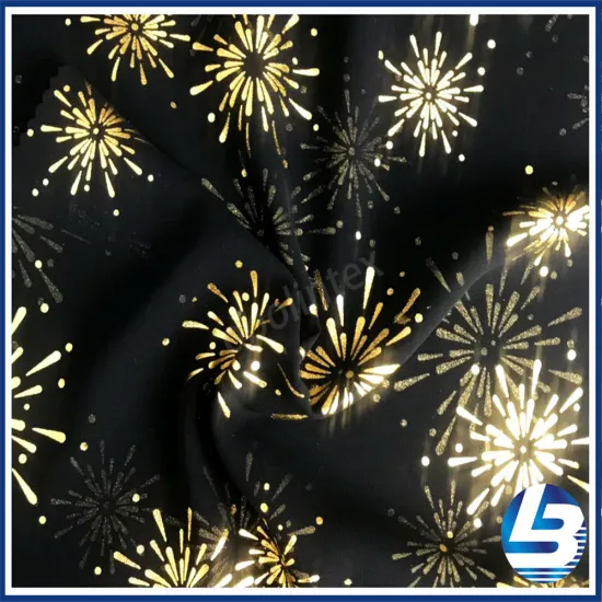 OBL20-C-021 Polyester Chiffon Printed Fabric For Dress