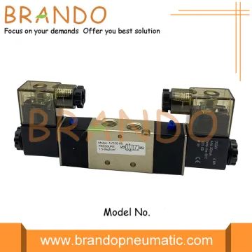 4V220-08 Double Solenoid Terminal Pneumatic Air Valve