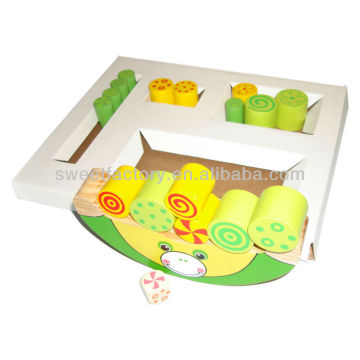 2014 Hot Sale Building Block,Cartoon Balanced Wooded Building Block