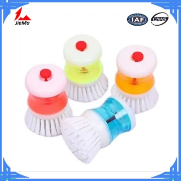Hot sale silicone clean kitchen dish brush,dish brush with soap dispenser