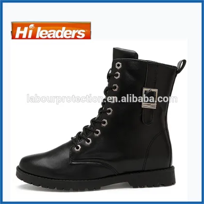 Martin style genuine leather winter boots