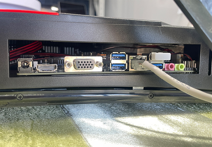 Curved All in One Computer