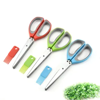 Kitchen stainless steel scissors