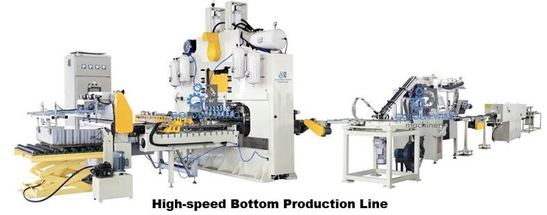 Automatische Blechdosendeckel-Deckelkappe Making Line für Marmeladenwasser