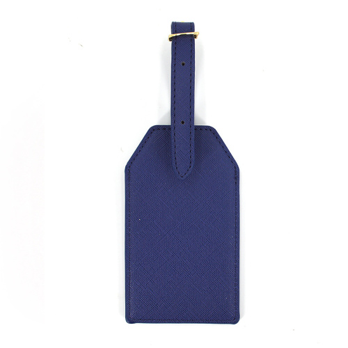 Wholesale Bulk Soft Pvc Safiano Leather Luggage Tag