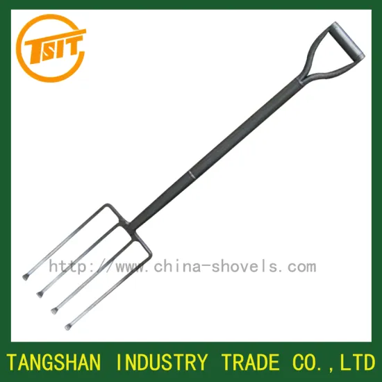 Short handle farming fork