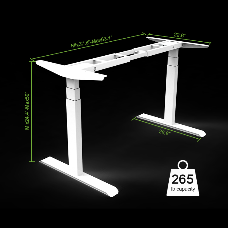 What is the size of the standing desk? Office desk standard size