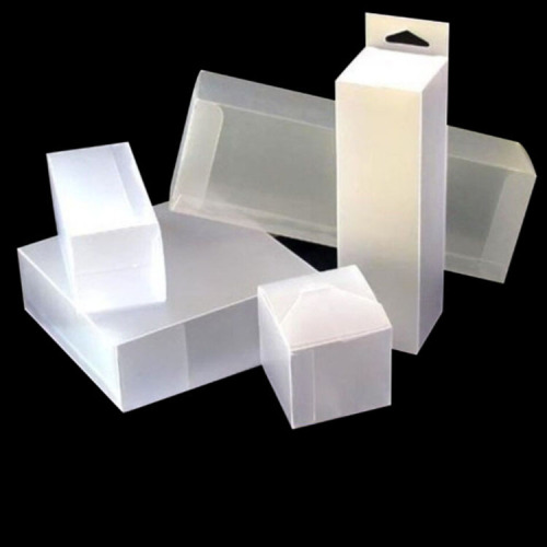 Frosted Clear PP Plastic Gift Packaging Box.