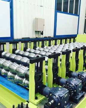 Glazed roof tile making machine