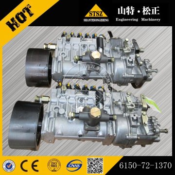 6D125E Fuel Injection Pump 6150-72-1370 for Excavator Parts