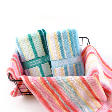 colorfull 100% cotton yarn-dyed hand towel