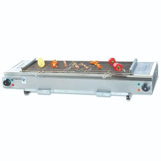 High Quality Stainless Steel Commercial Kitchen Equipment Gas BBQ Grill