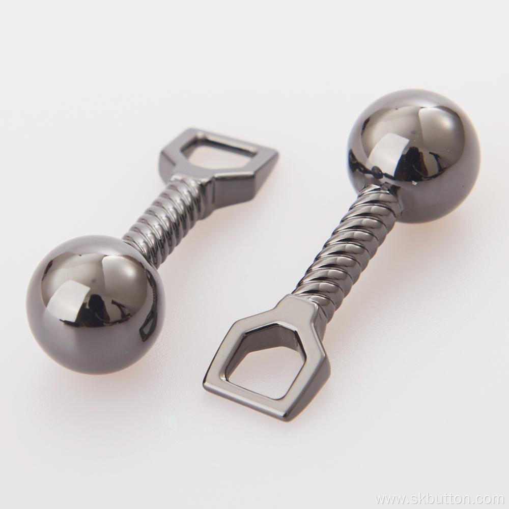 gunmetal alloy metal zipper pullers