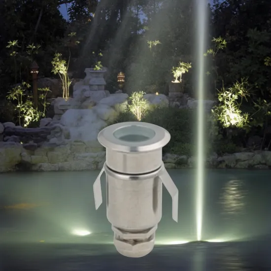 Multi Color LED Submersible Underwater Fountain Lamp 0.6W 12V/24V IP68 Waterproof Pool Light