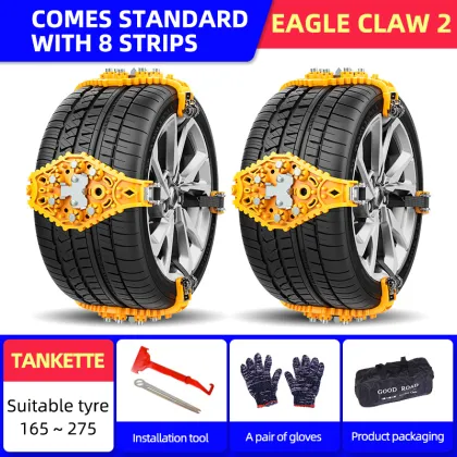 High End Crawler Type Anti Slip Chain for Winter Ice