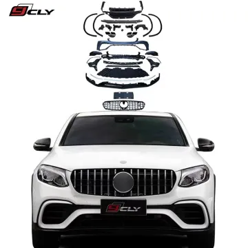 CLY Car Bumpers and Grills for Benz GLC Coupe C253 GLC300 GLC260 Facelift GLC63 AMG