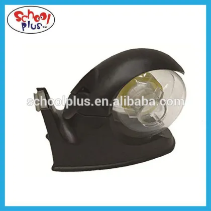 Snail shaped tape dispenser adhesive tape cutter for office