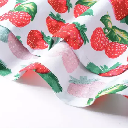 Plus Size Women'S Dresses Beautiful Design Long Printed Floral Skirt Cotton Soft Red A-Line Skirt