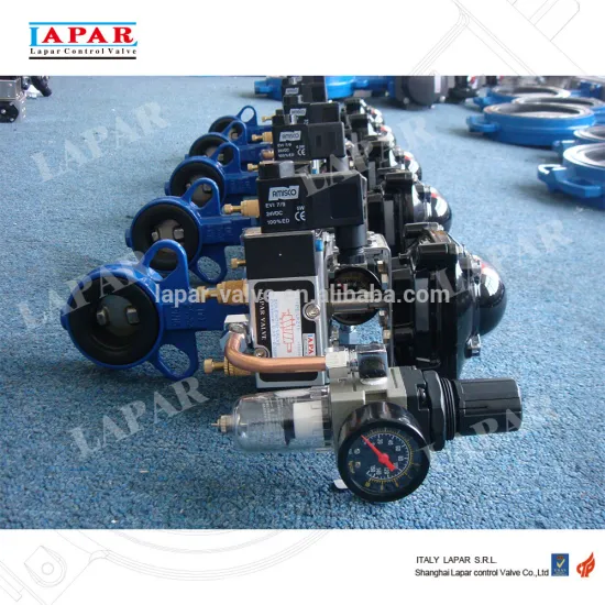 LAPAR High Performance Pneumatic Wafer style Butterfly Valve