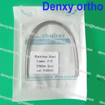 Stainless steel archwires Dental Orthodontic Archwire