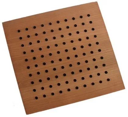 Sound Absorbing Board Cinema Wooden Perforated Acoustic Panel