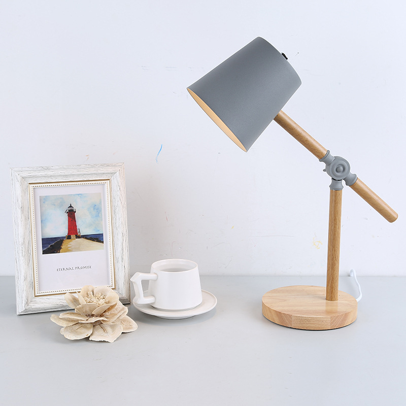 Bule Wooden Table LampsofGray Wooden Table Lamps