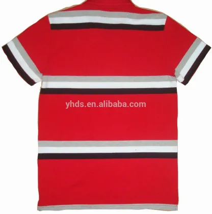 High quality strip polo t shirt,new design polo shirt,polo man,polo women from China