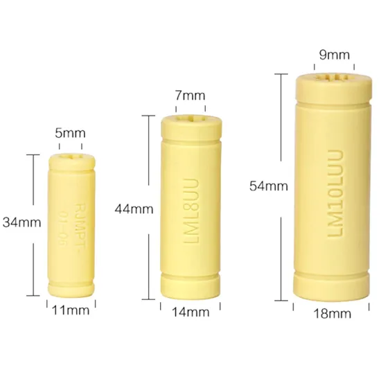 High-Quality Smooth Motion 3D Printer Slider with Plastic Linear Bearings
