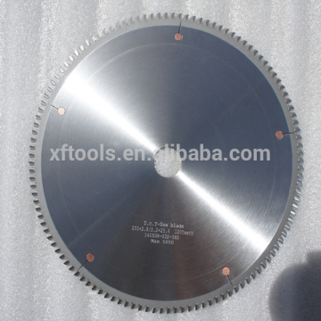 255mm cutting aluminum saw blade used on miter saw