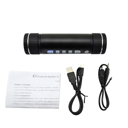 Bluetooth Bicycle Speaker with 4400mAh Power Bank