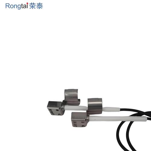 Spark plug ignition electrode needle for gas burner