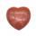 40X40X20MM Corazón de piedra dorada natural para las mujeres Joyería curativa Chakra sin agujero