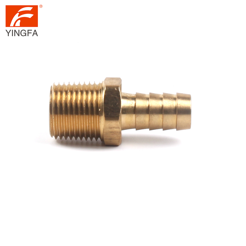 1 Inch Npt Brass Male Adapter Thread Pipe Fitting Barb Hose Tail 66112 ...